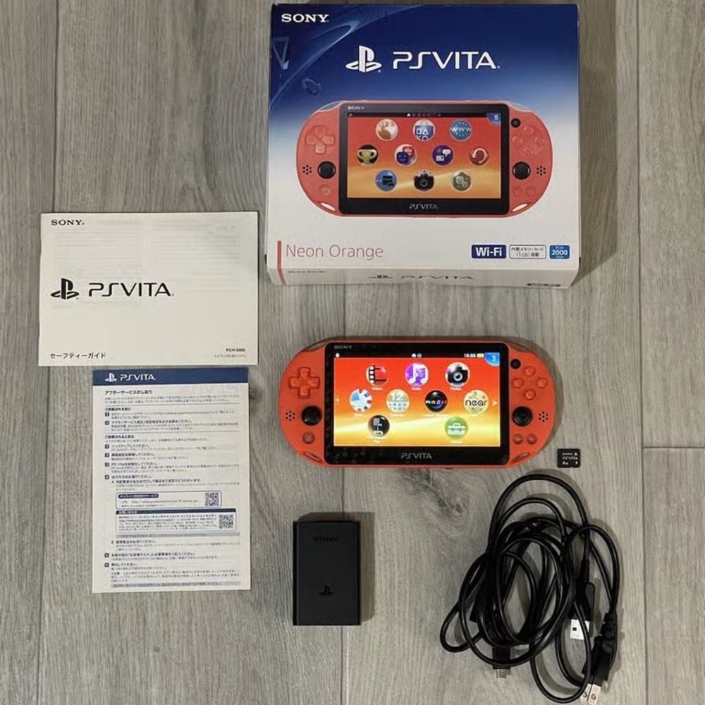 Sony PS Vita Vibrant Orange Handheld Console